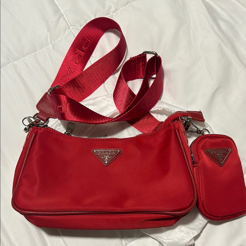 Red Women's Bag Set